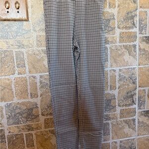 Ara Black and White Houndstooth Dress Pants